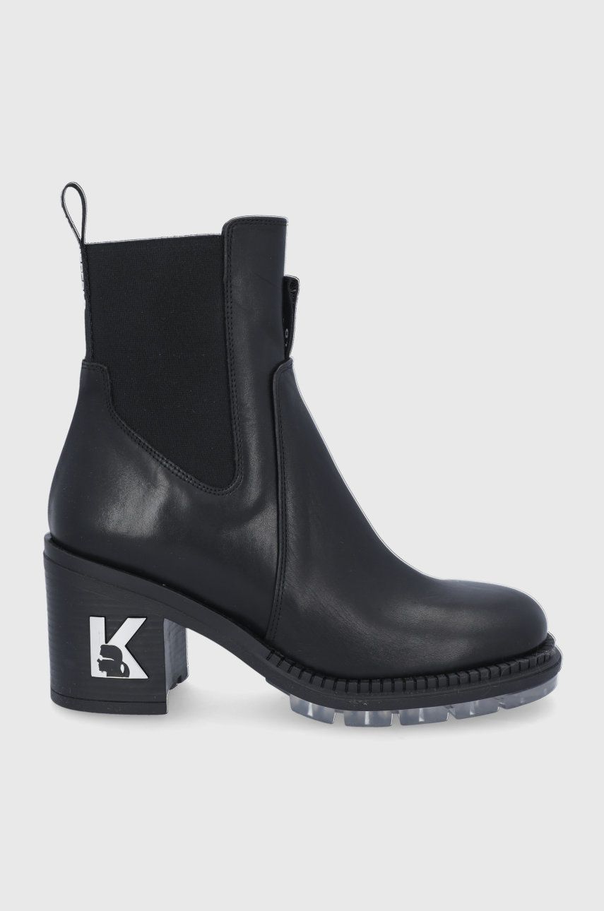 Karl Lagerfeld - Ghete Chelsea de piele