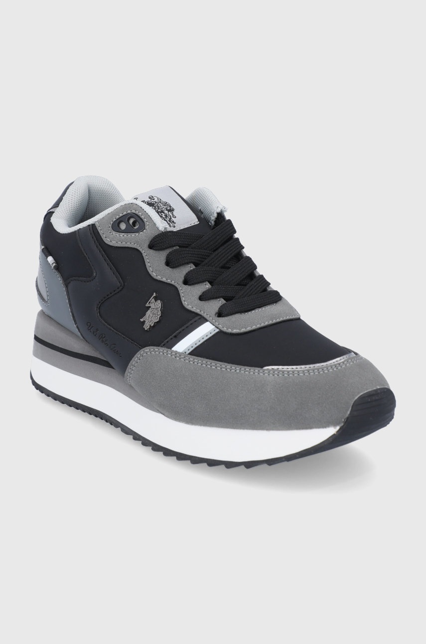 

Черевики U.S. Polo Assn. колір сірий на платформі