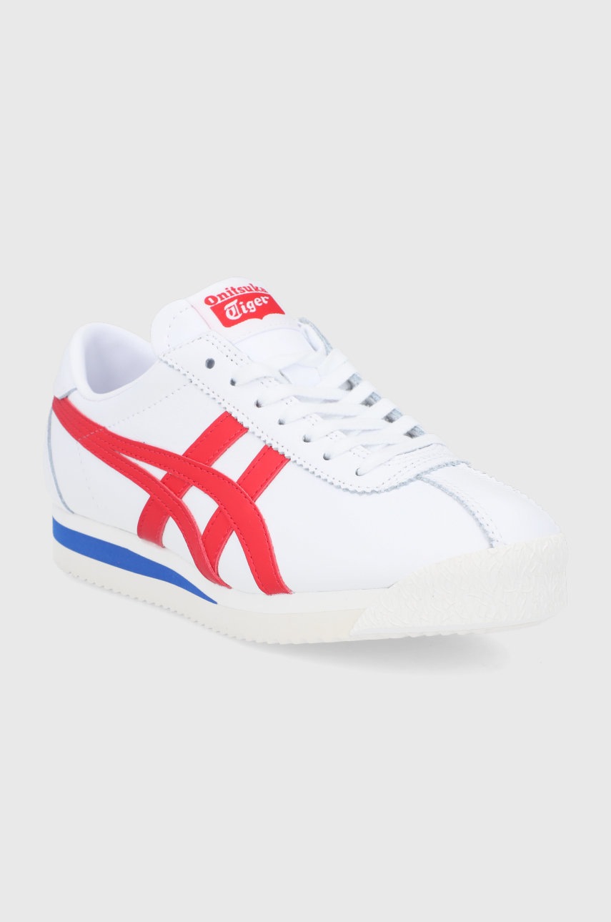

Шкіряні черевики Asics Onitsuka Tiger колір білий на плоскому ходу