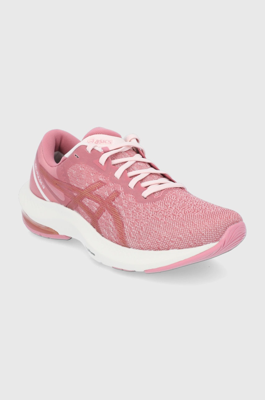 

Ботинки Asics цвет розовый на плоском ходу