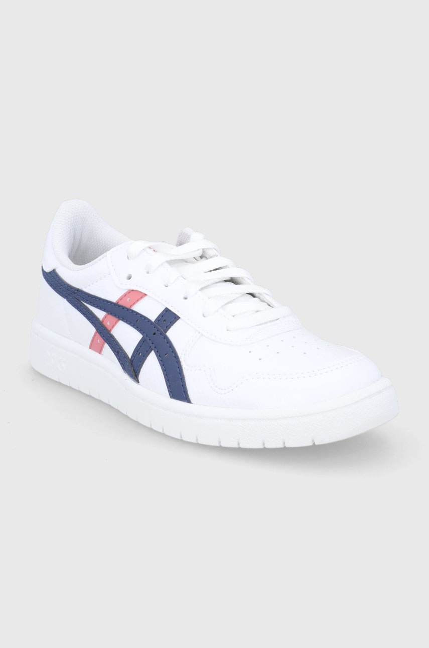 

Ботинки Asics цвет белый на плоском ходу
