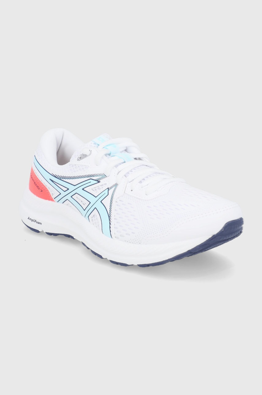 

Ботинки Asics цвет белый на плоском ходу