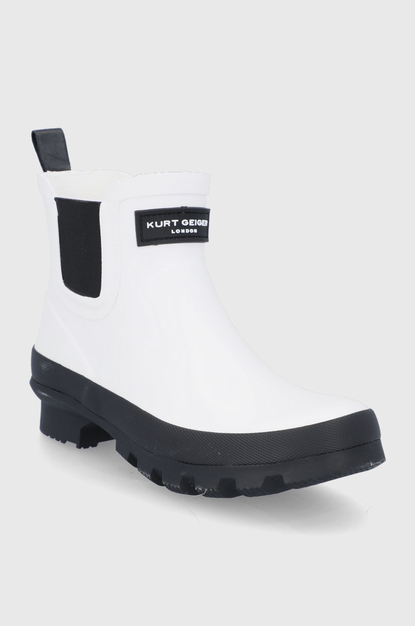 

Резиновые сапоги Kurt Geiger London Sleet женские цвет белый