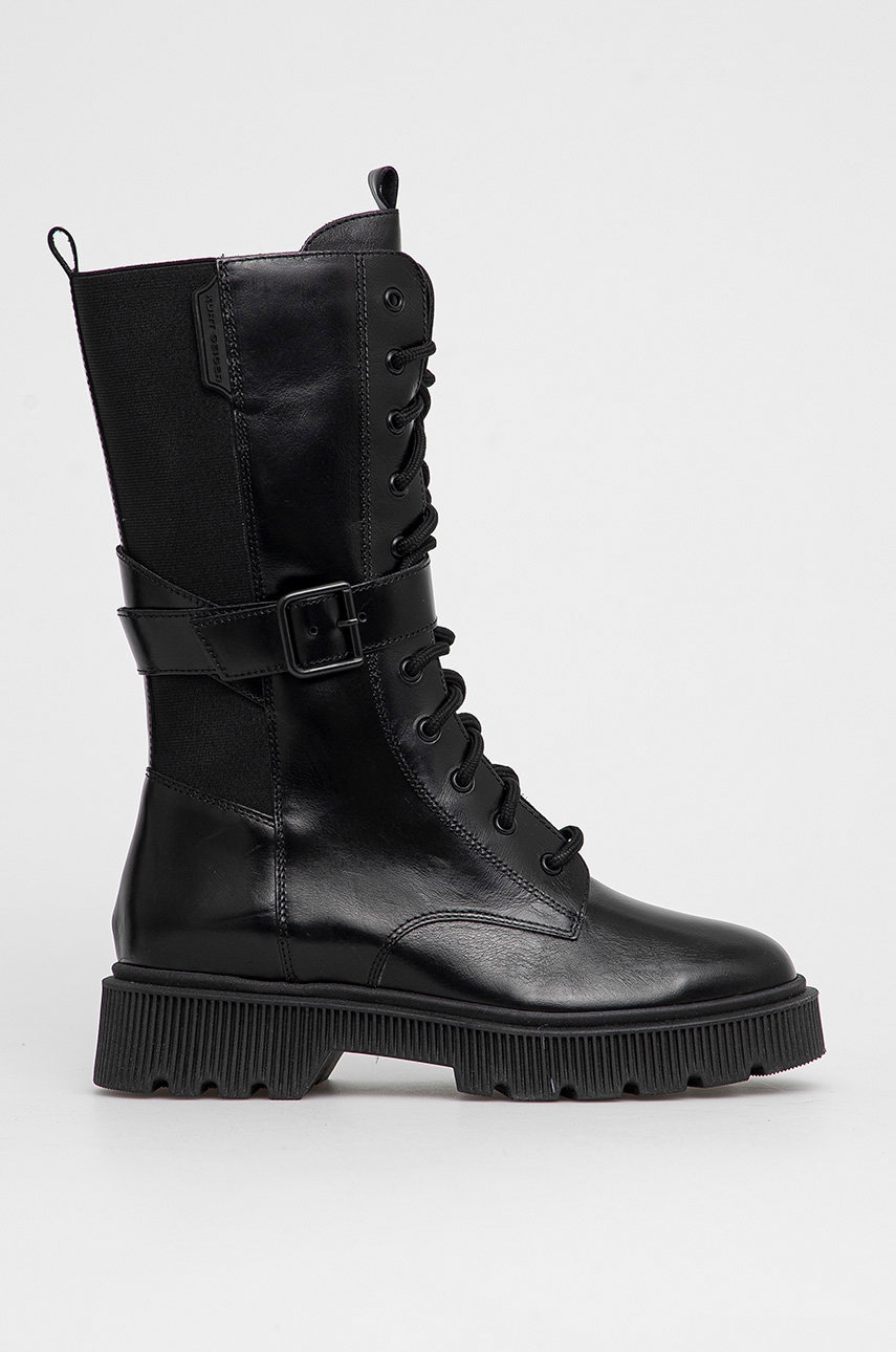 Kurt Geiger London - Cizme de piele Stint Lace Up Boot