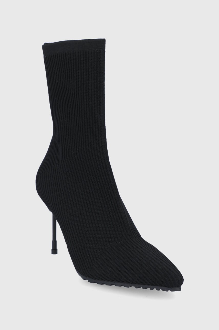 

Черевики Kurt Geiger London Barbican Drench жіночі колір чорний на шпильці