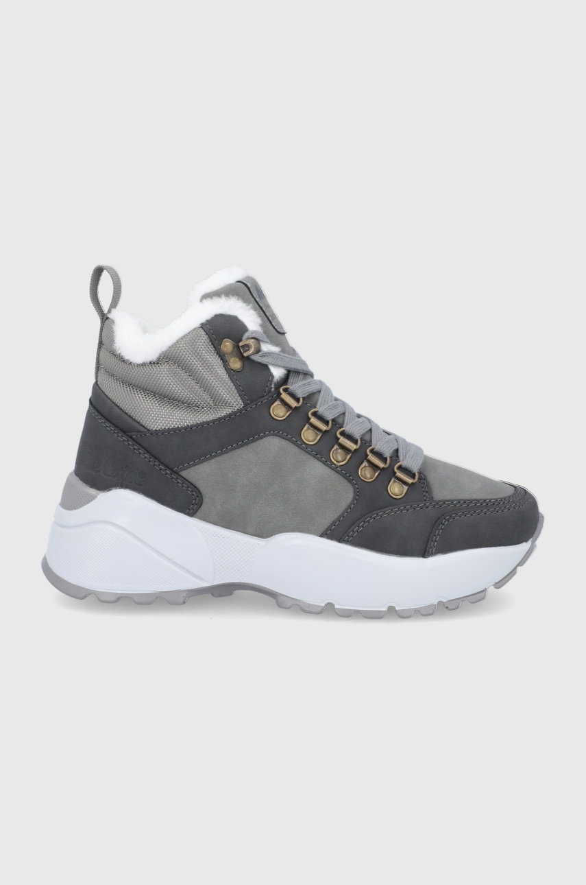 

Обувки Lee Cooper дамски в сиво с платформа, Сив