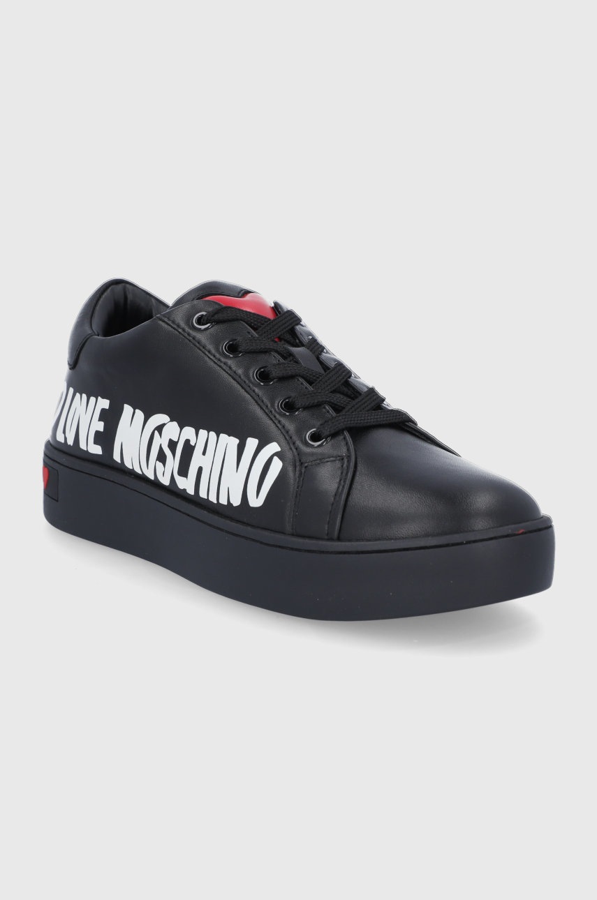 

Ботинки Love Moschino цвет чёрный на плоском ходу