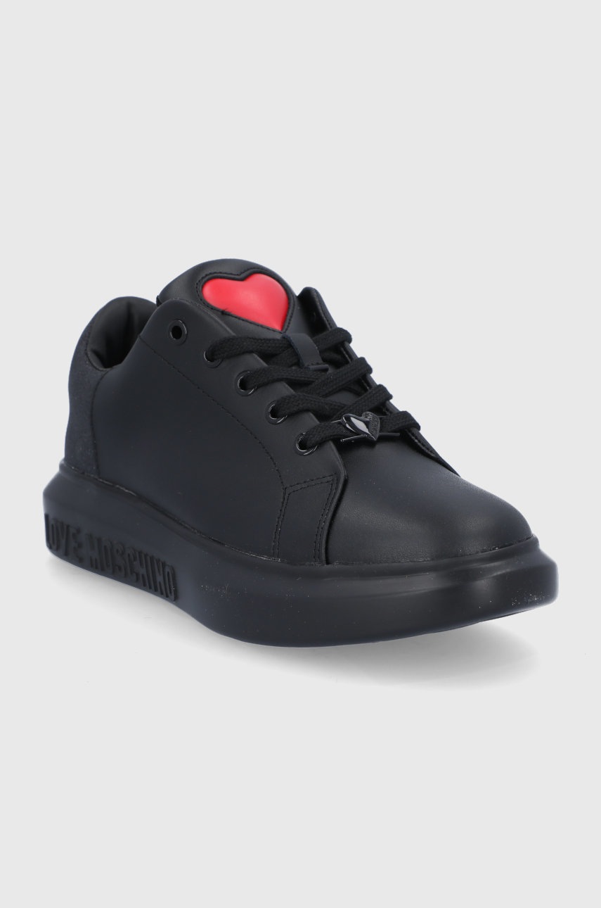 

Ботинки Love Moschino цвет чёрный на платформе