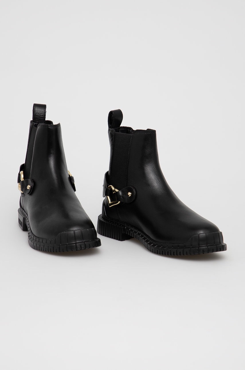 

Love Moschino - Кожаные полусапоги