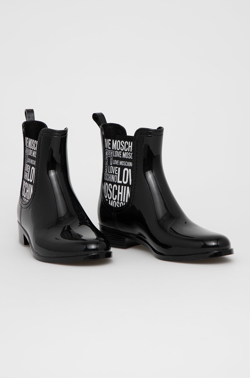 

Гумові чоботи Love Moschino жіночі колір чорний