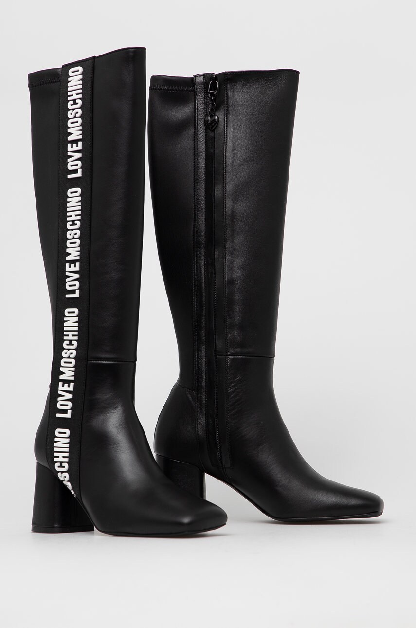 

Love Moschino - Кожаные сапоги