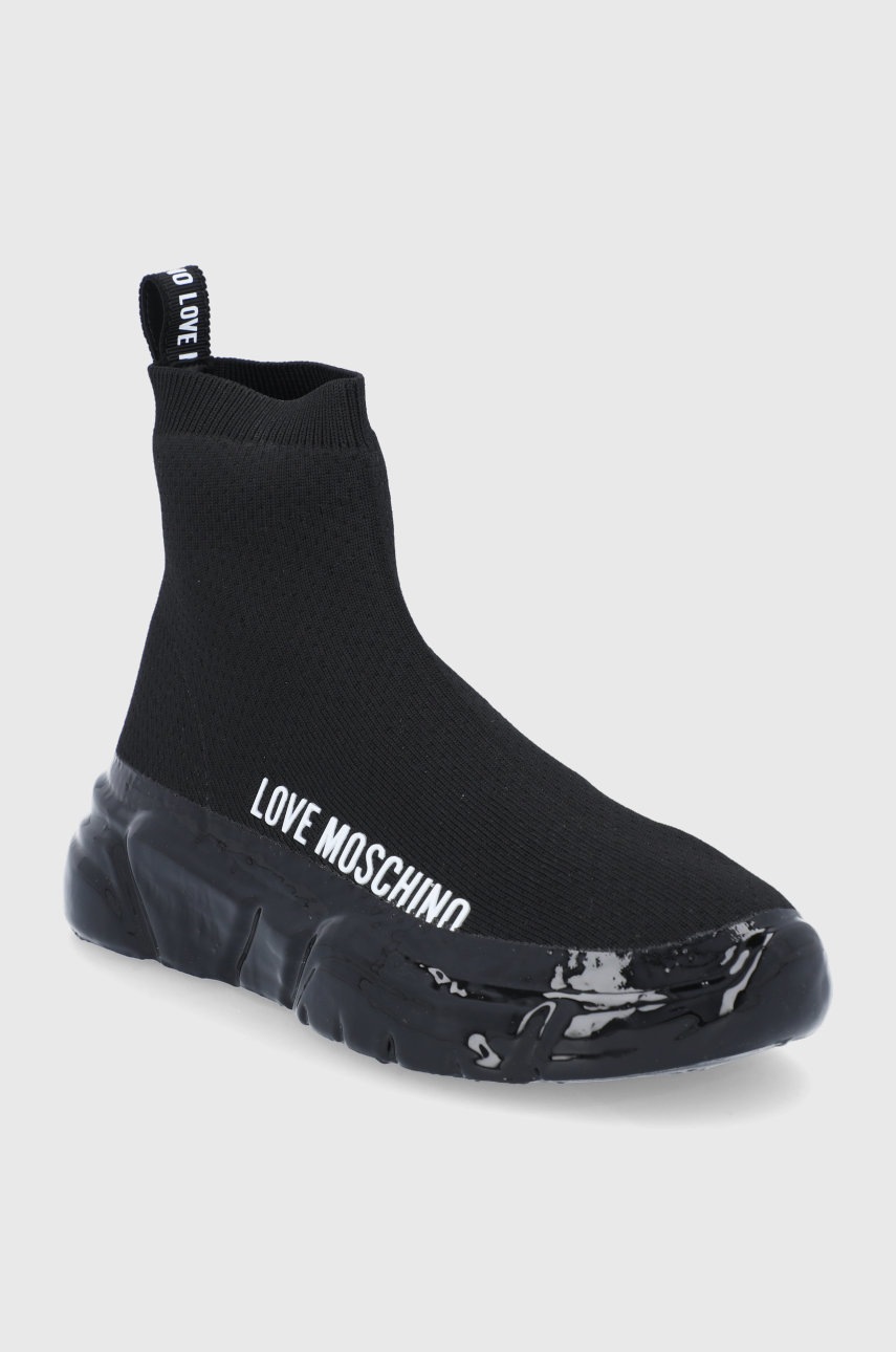 

Ботинки Love Moschino цвет чёрный на платформе