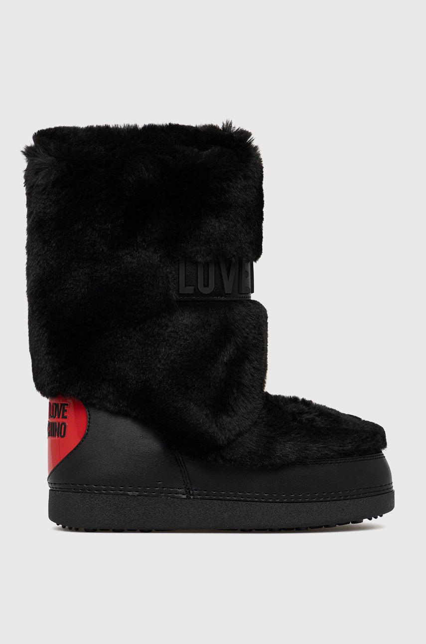 

Апрески Love Moschino в черно, Черен