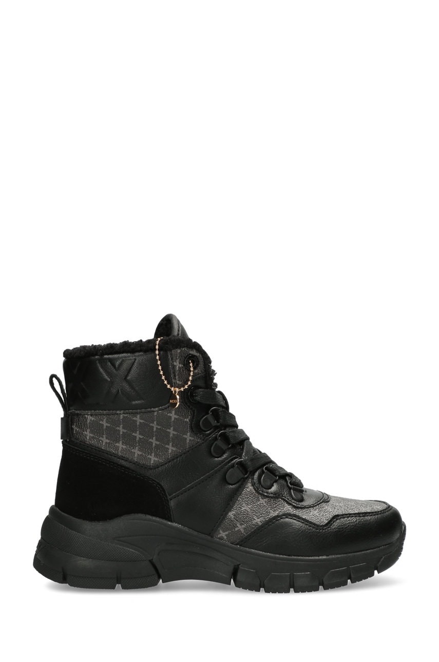 Mexx pantofi faylin femei, culoarea negru, cu toc plat, izolare usoara