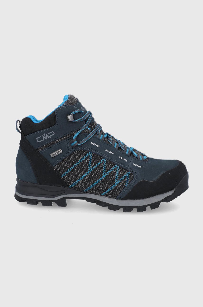 CMP pantofi Thiamat Mid 2.0 Wmn Trekking Shoe Wp femei, culoarea albastru marin ANSWEAR
