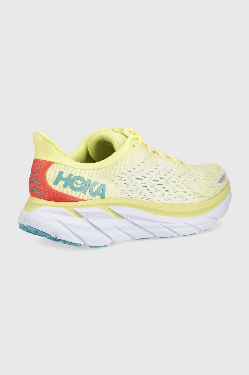 

Черевики Hoka One One Clifton 8 колір жовтий на плоскому ходу