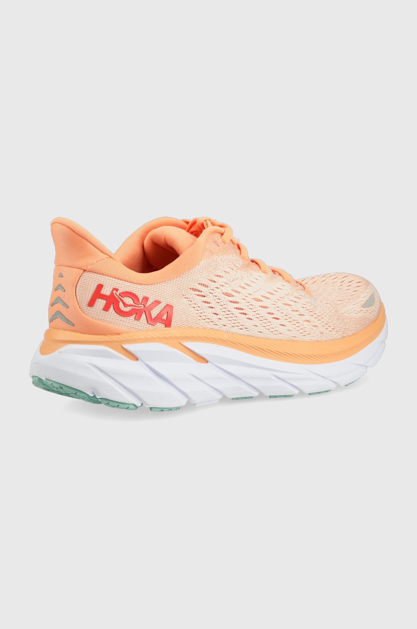 

Ботинки Hoka One One Clifton 8 цвет оранжевый на плоском ходу