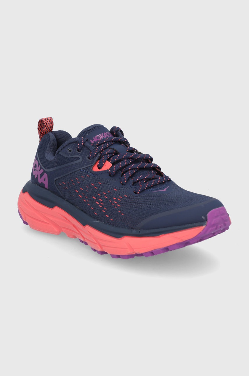 

Черевики Hoka One One колір синій на плоскому ходу