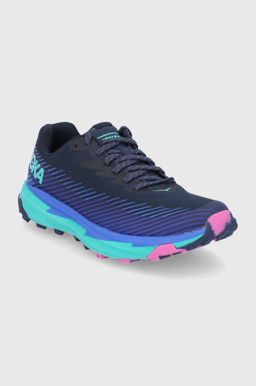 

Черевики Hoka One One колір синій на плоскому ходу