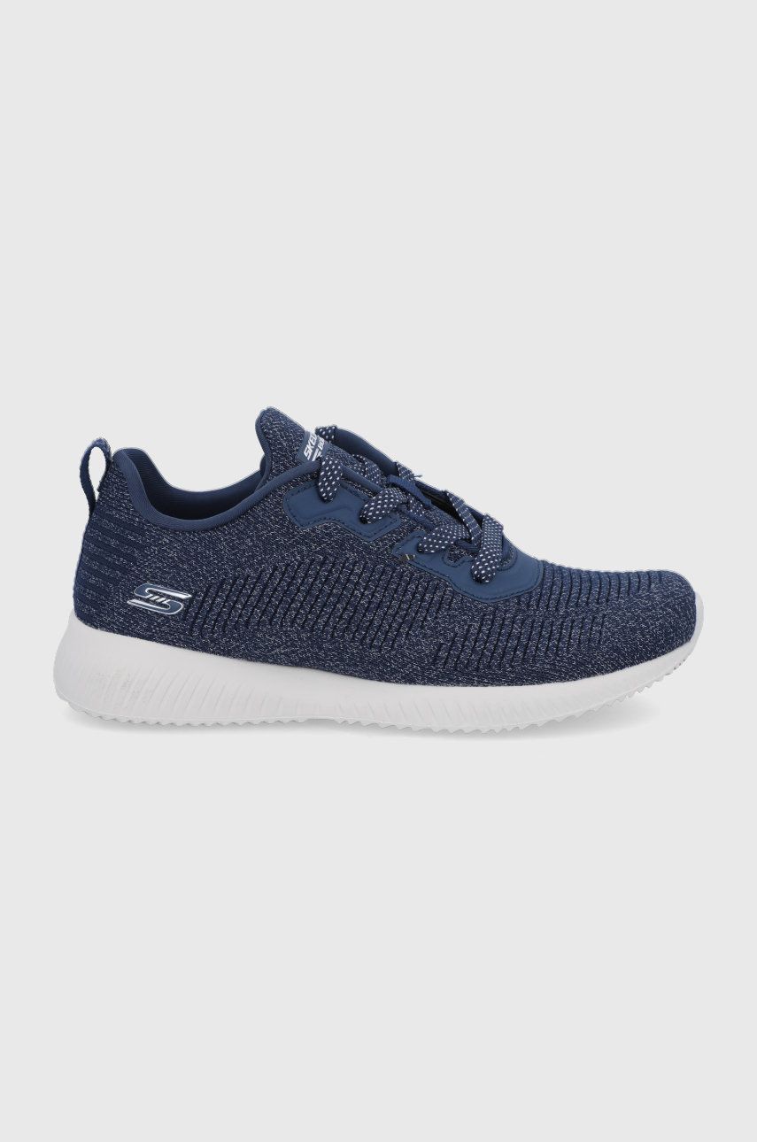 Skechers Pantofi culoarea albastru marin, cu toc plat answear imagine noua