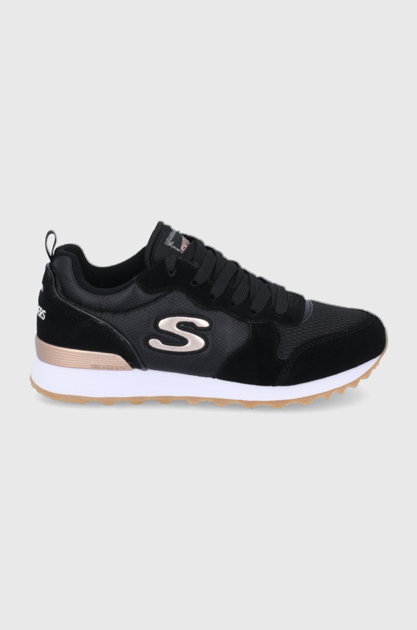 Skechers Pantofi culoarea negru, cu toc plat