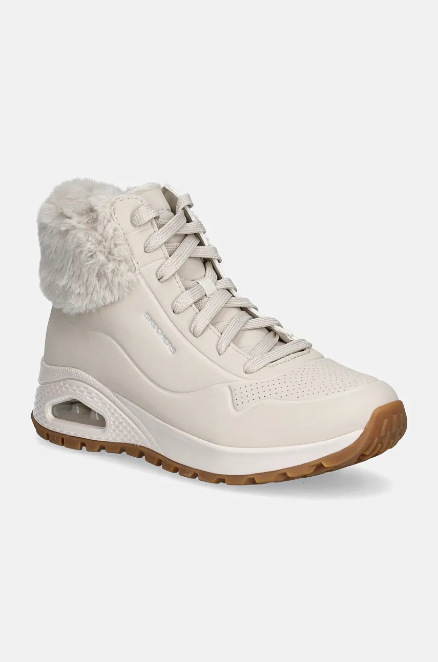 Skechers cizme de iarna culoarea bej