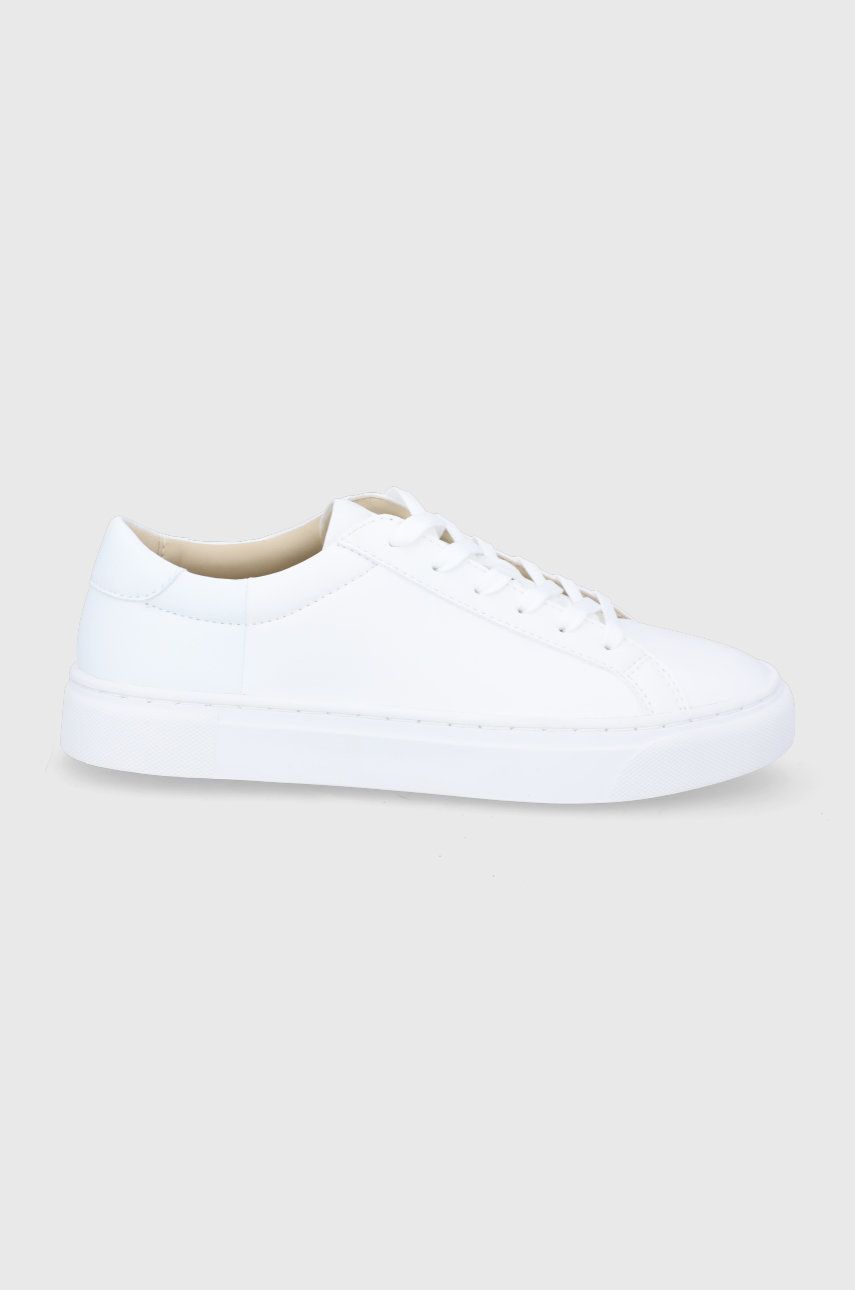 Superdry Pantofi culoarea alb, cu toc plat answear.ro