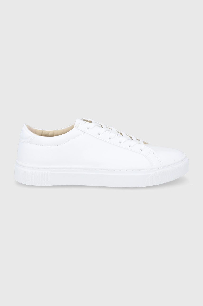 Superdry Pantofi culoarea alb, cu toc plat answear.ro