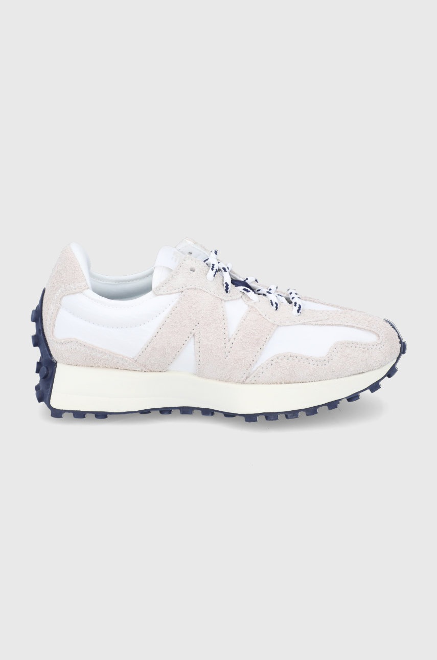 

Обувки New Balance MS327RF1 в бяло с равна подметка, Бял