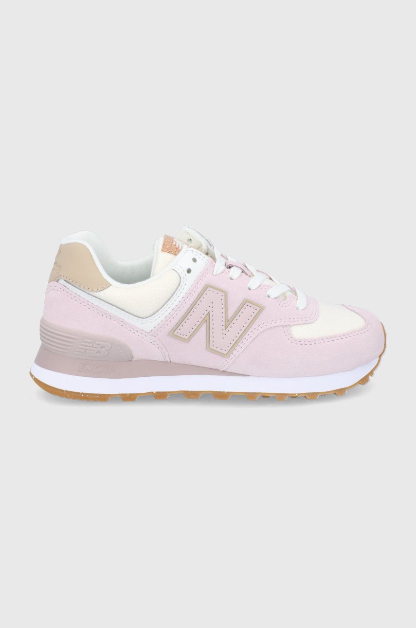 New Balance Pantofi culoarea roz, cu toc plat answear imagine noua