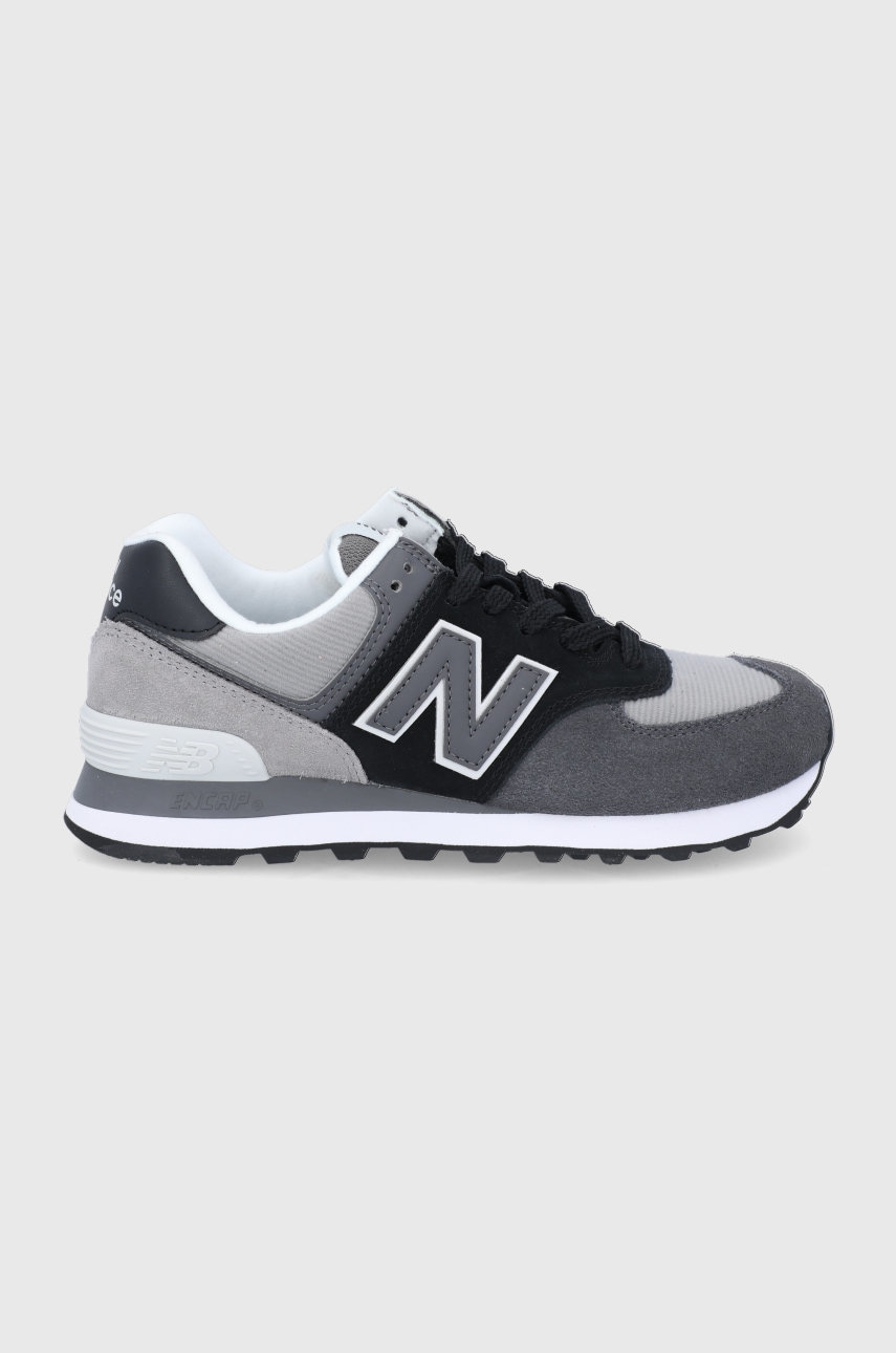 

Обувки New Balance в сиво с равна подметка, Сив