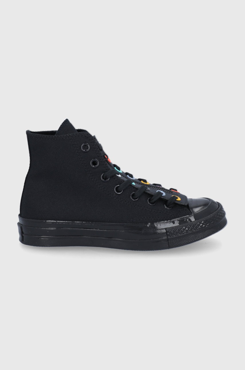 Converse teniși 571430C femei, culoarea negru 571430C.BLACK-BLACK