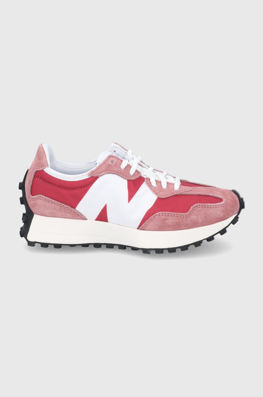 

Обувки New Balance в розово с равна подметка, Розов