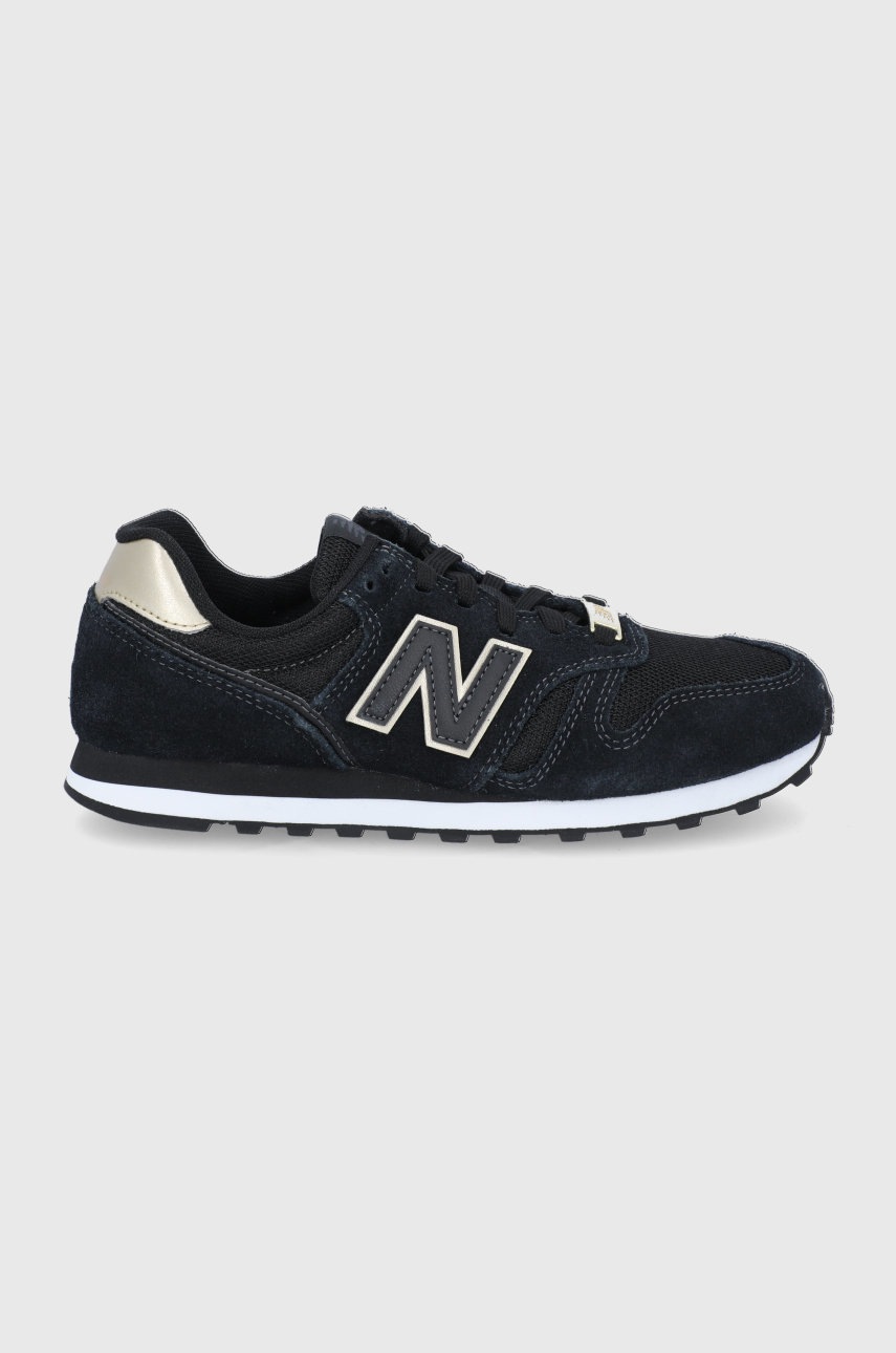 

Обувки New Balance WL373ME2 в черно с равна подметка, Черен