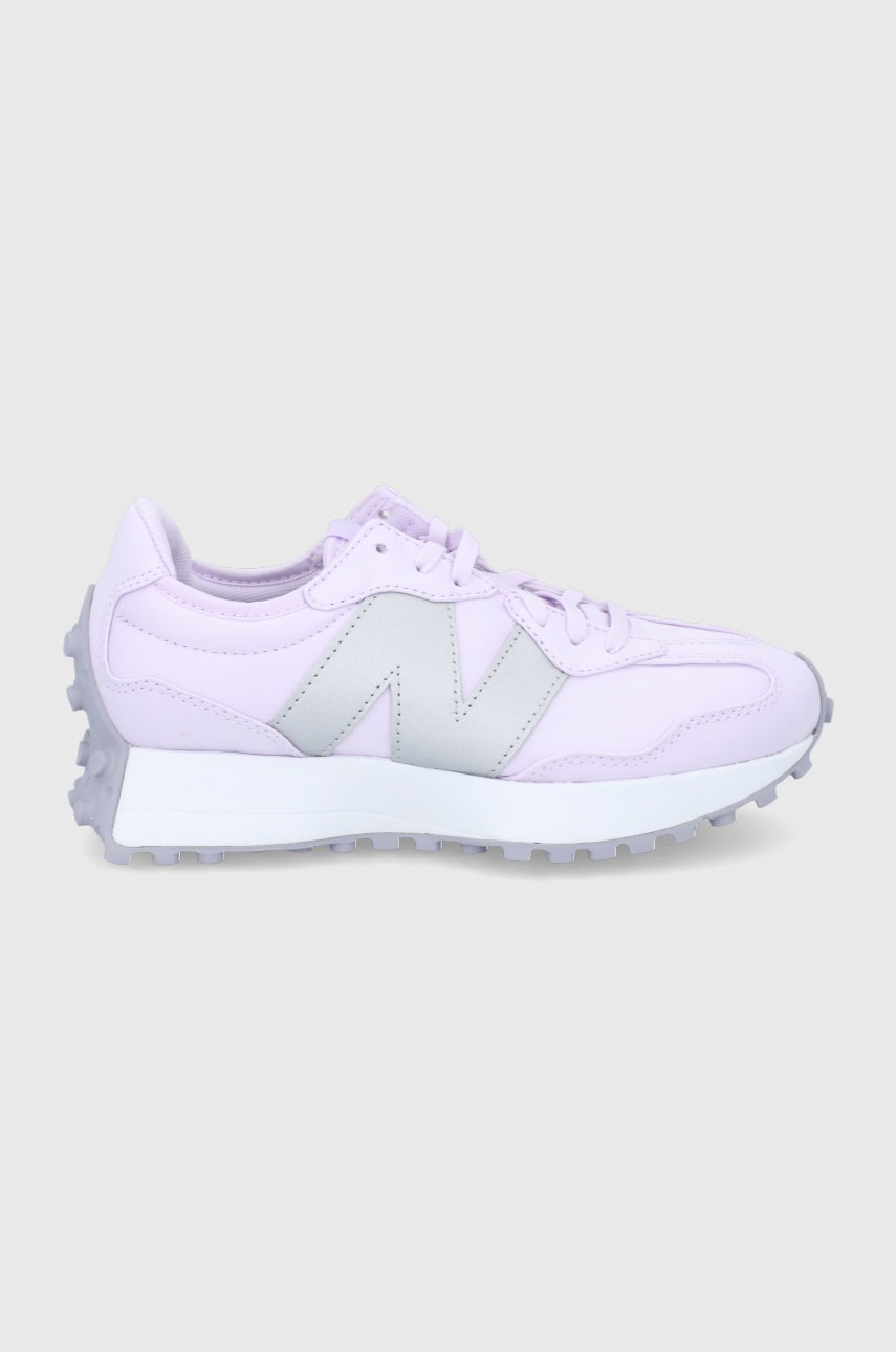 

Обувки New Balance WS327MS1 в розово с равна подметка, Виолетов