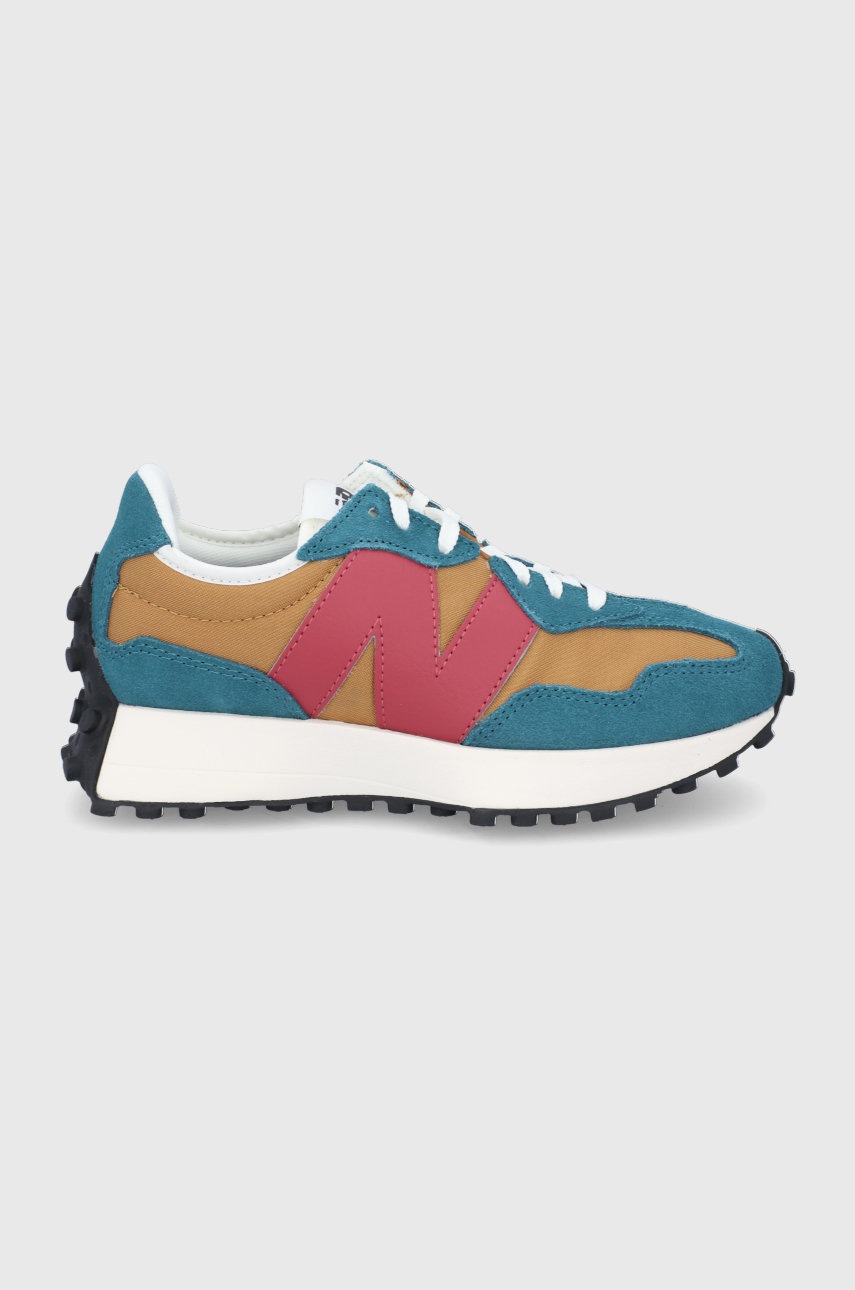 

Обувки New Balance WS327WN1 в жълто с равна подметка, Жълт