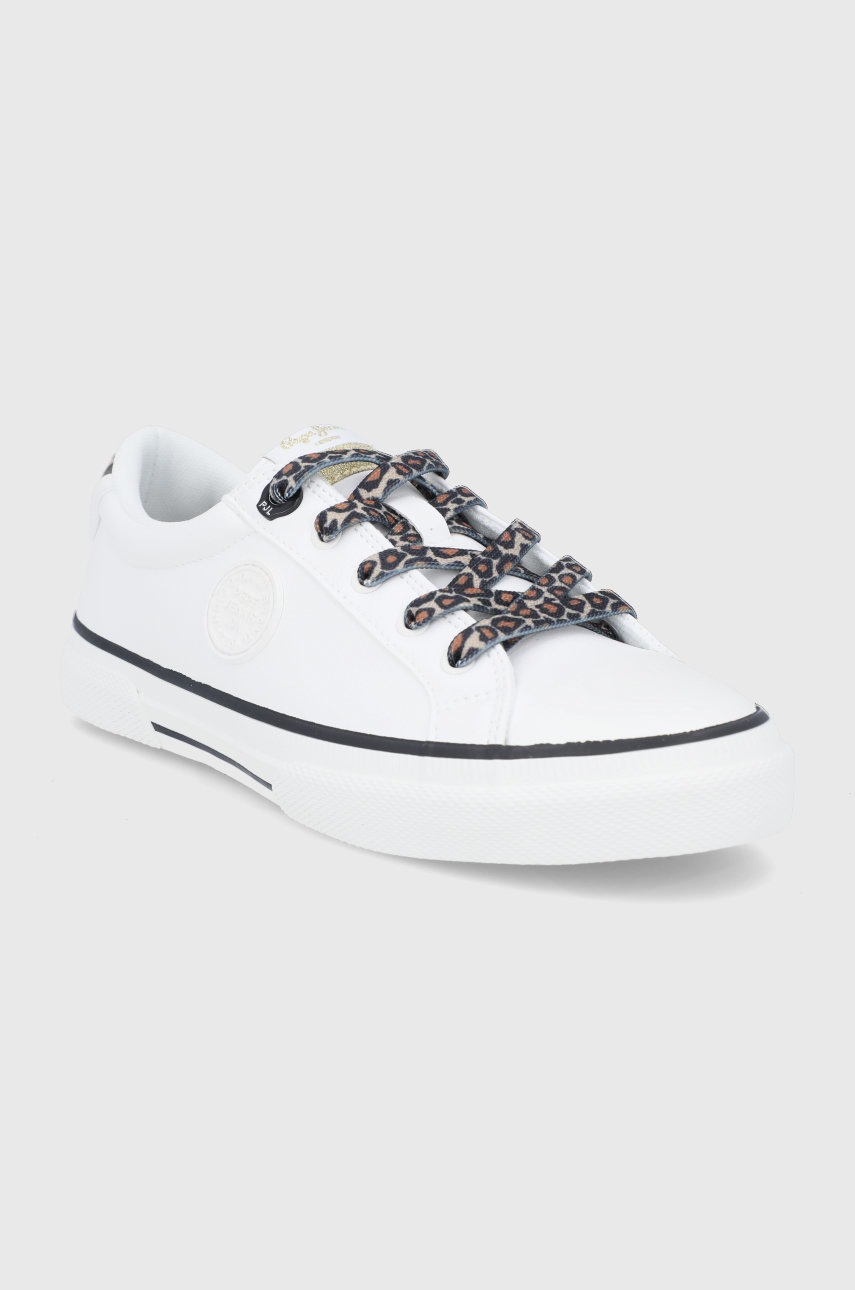 

Кеды Pepe Jeans Kenton Patty женское цвет белый
