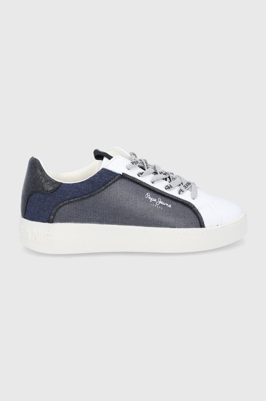 Pepe Jeans Pantofi culoarea albastru marin, cu toc plat Answear 2023-05-30