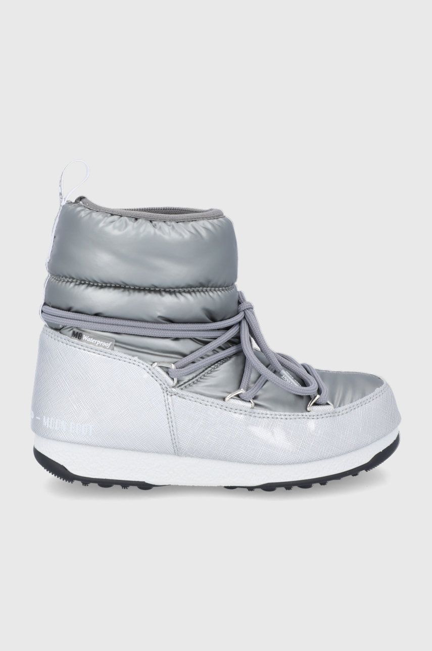 Moon Boot Cizme de iarnă Low Pillow culoarea argintiu answear imagine noua