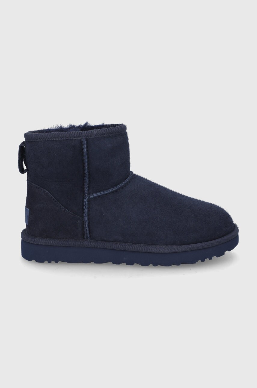 UGG - Cizme de zapada din piele intoarsa Classic Mini II