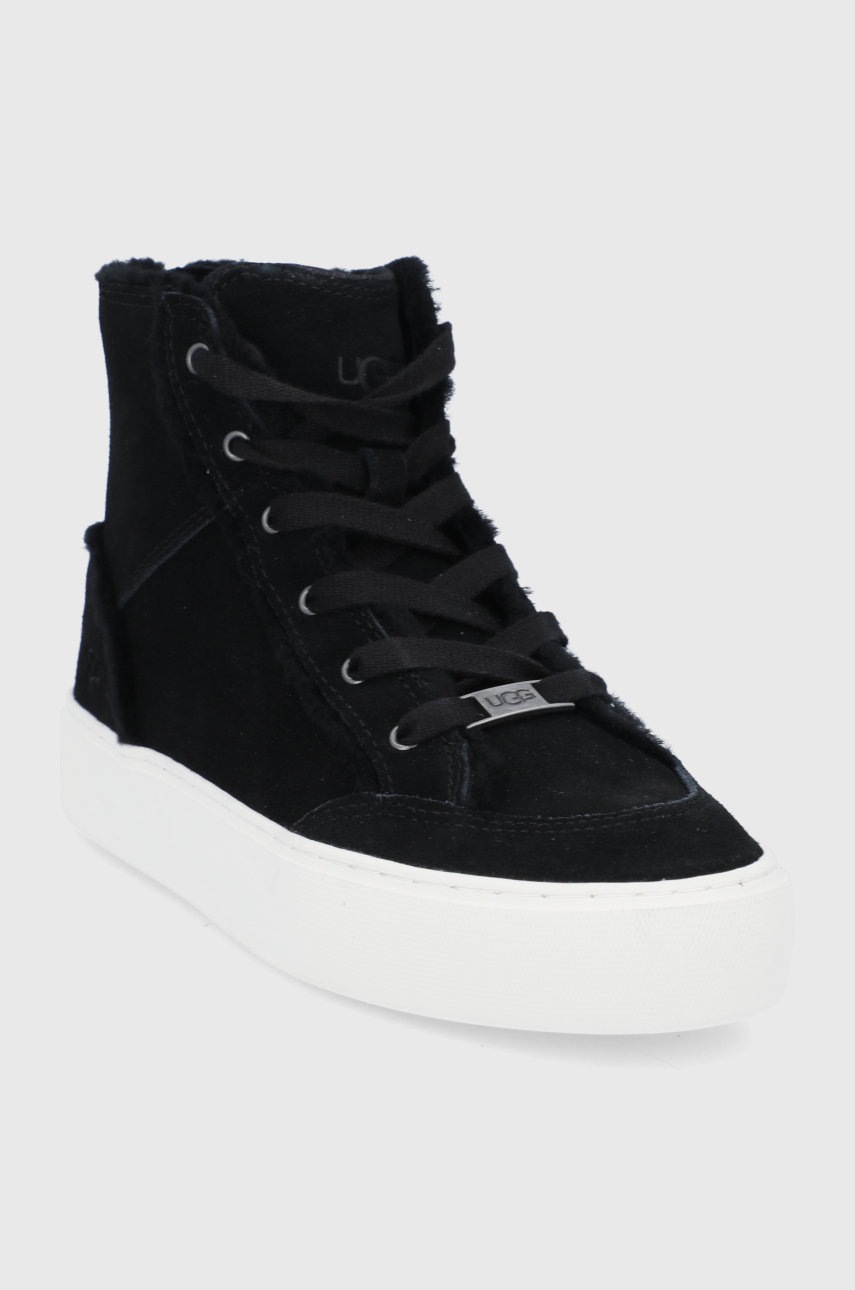 

Замшевые кроссовки UGG Nuray женское цвет чёрный