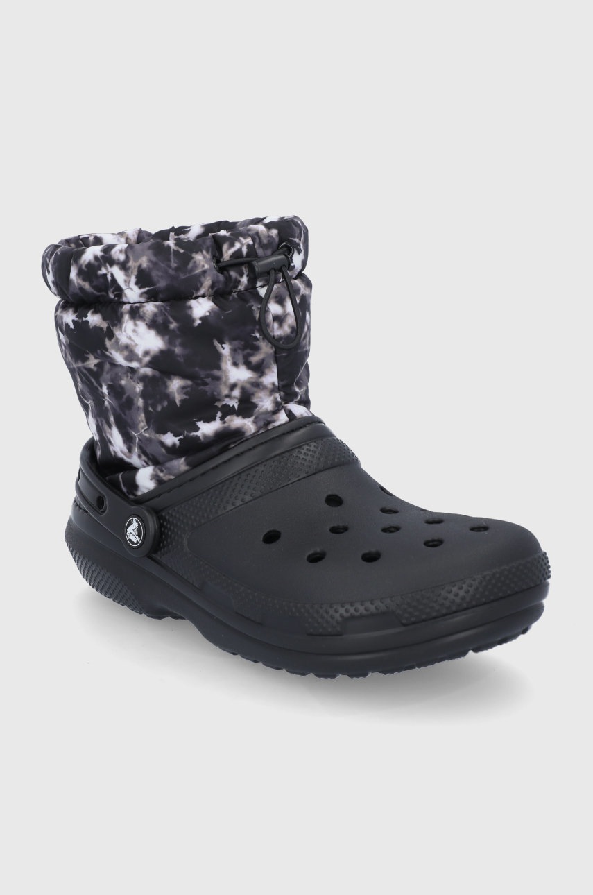 

Зимові чоботи Crocs колір чорний