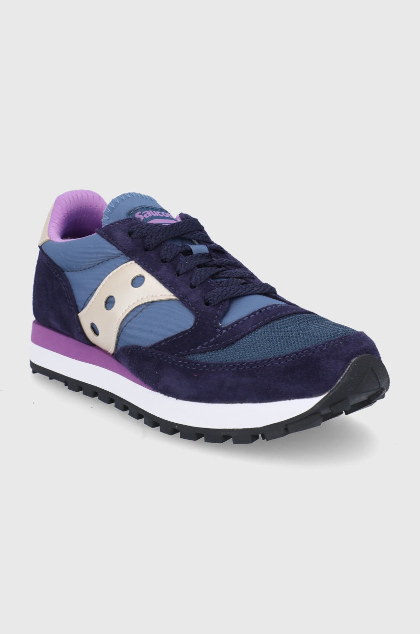 

Ботинки Saucony цвет синий на плоском ходу
