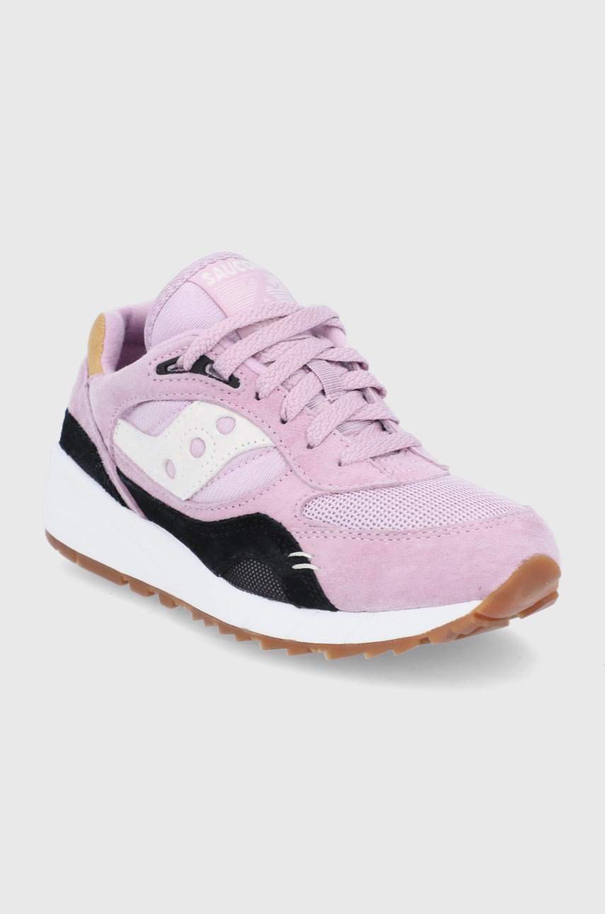

Черевики Saucony колір рожевий на платформі