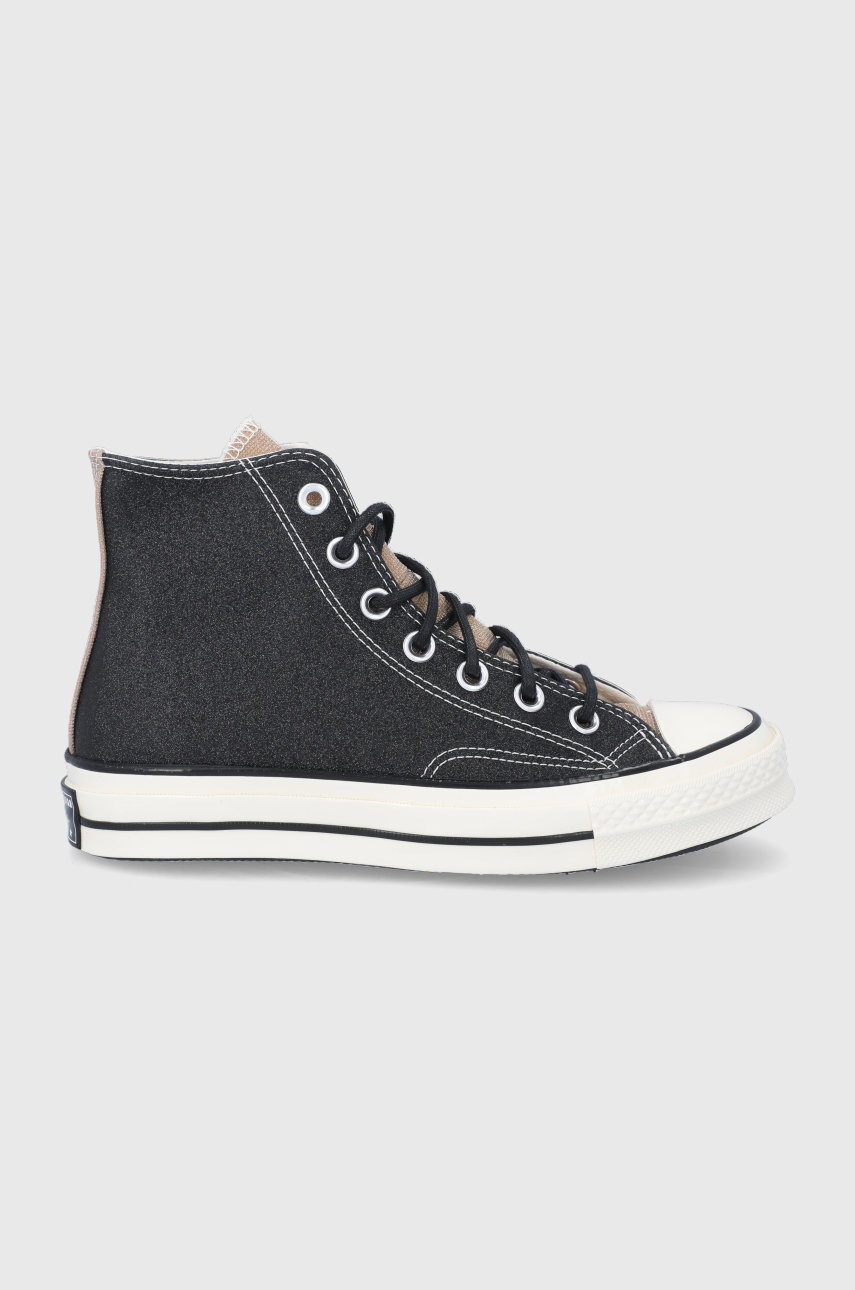 

Високи кецове Converse дамски в черно, Черен