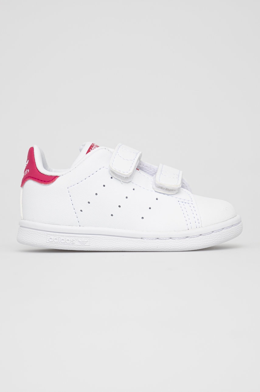 Adidas Originals Buty dziecięce Stan Smith CF I kolor biały