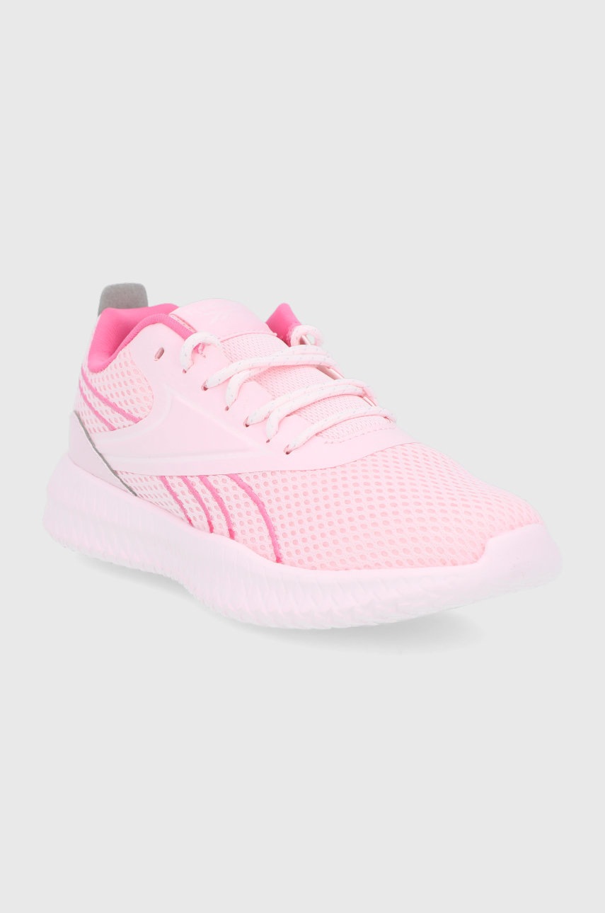 

Дитячі черевики Reebok H67435 колір рожевий
