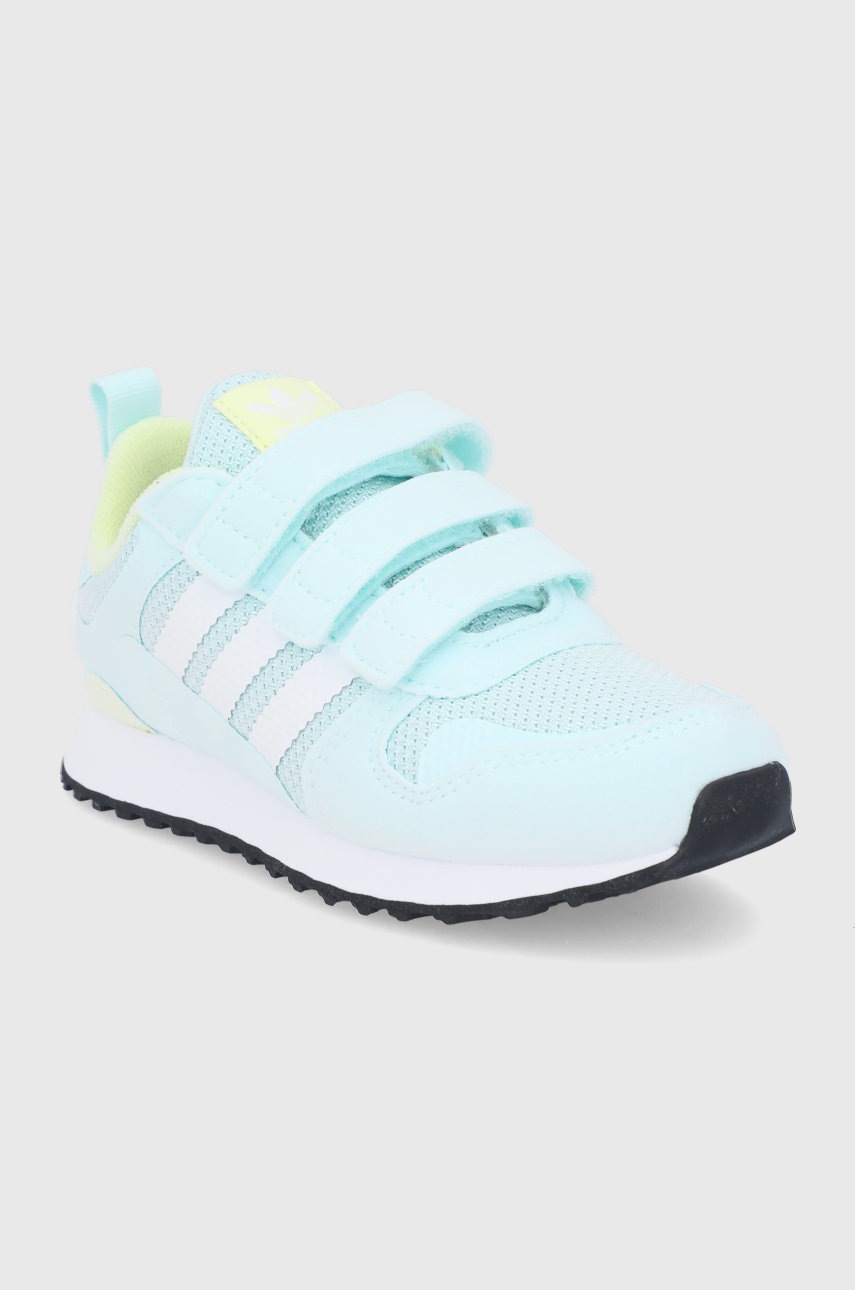 

Дитячі черевики adidas Originals ZX 700 HD CF C колір бірюзовий