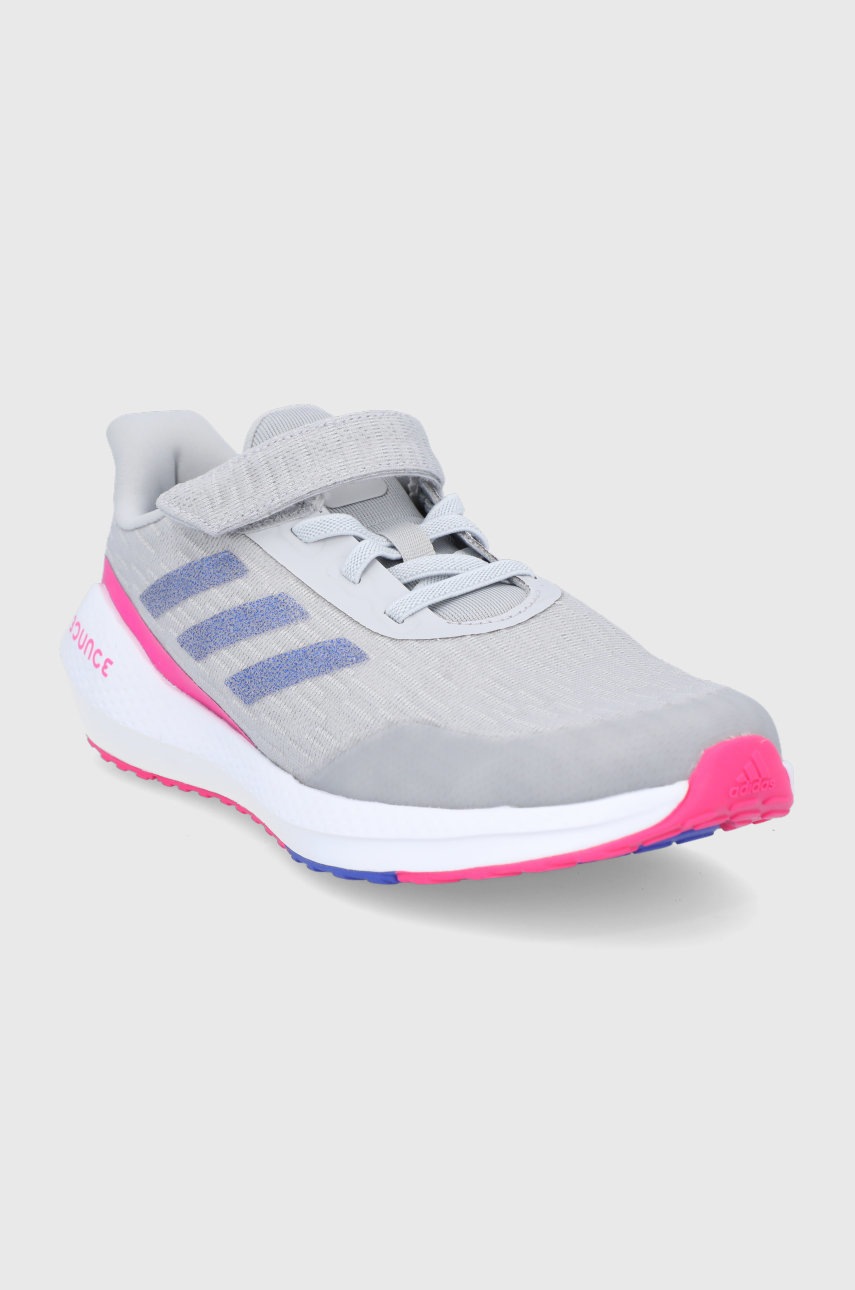 

Дитячі черевики adidas Performance H01875 колір сірий
