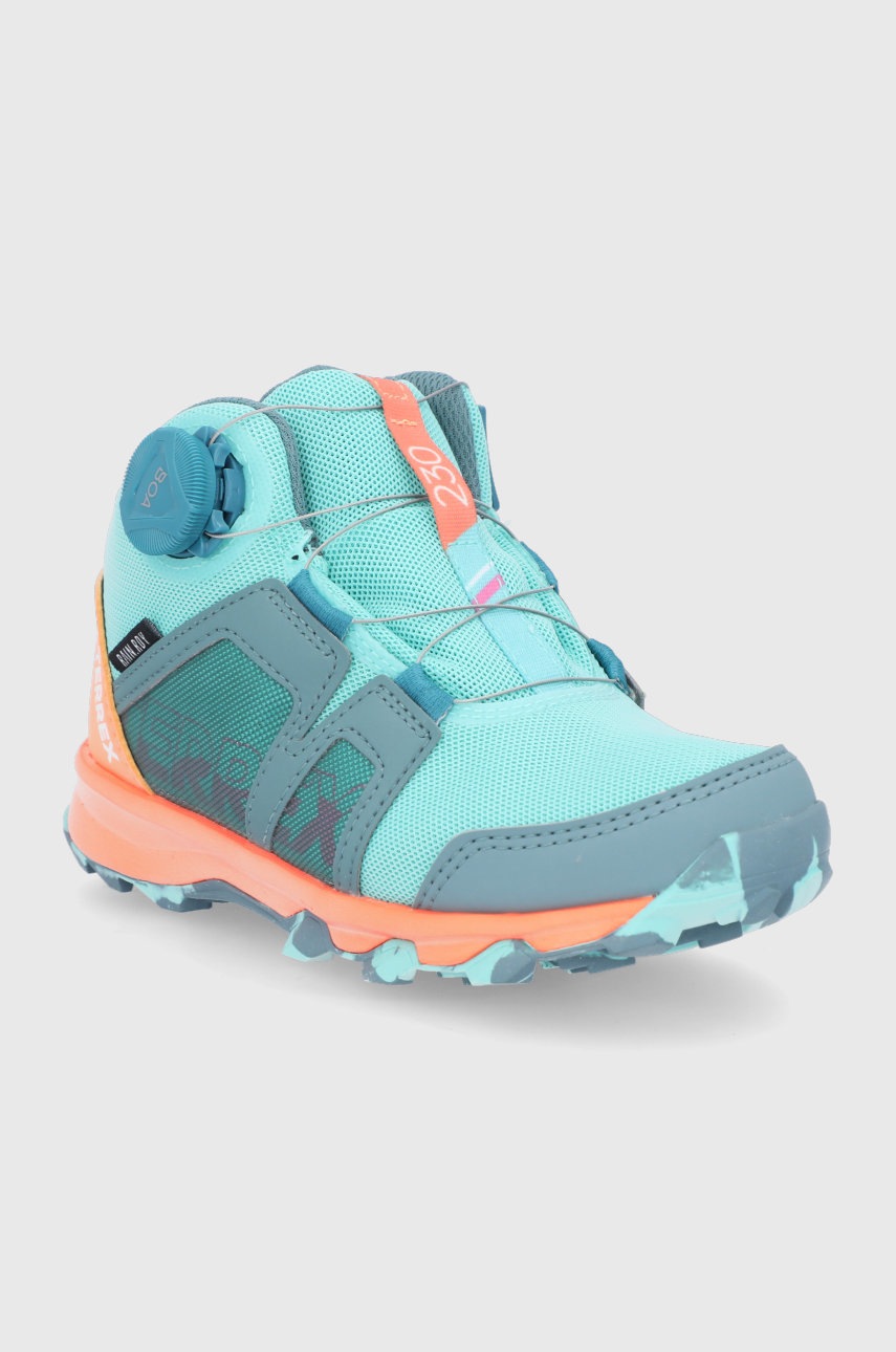 

Детские ботинки adidas Performance Terrex Boa Mid R.Rdy FX4090 цвет бирюзовый